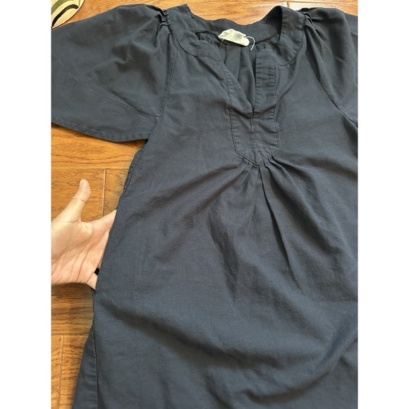 Tuckernuck POMANDER PLACE Deep Navy Finley Flutter Sleeve Mini Dress size S - Picture 6 of 10